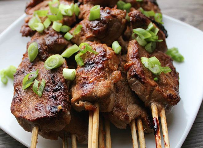 BBQ Mustard Pork Skewers - Lepp Farm Market