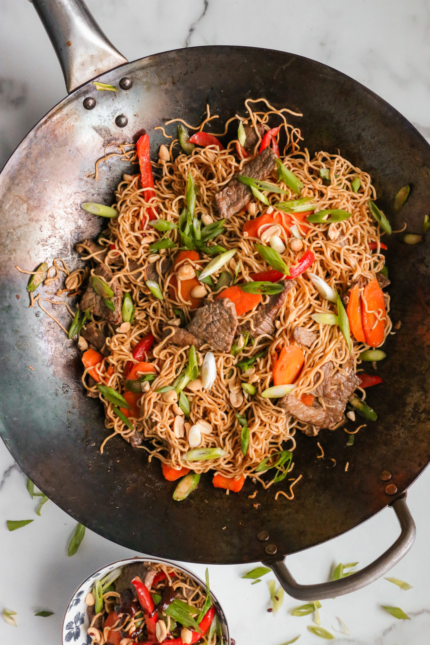 Spicy Peanut Noodles with Stir Fry Beef - Lepp Farm Market